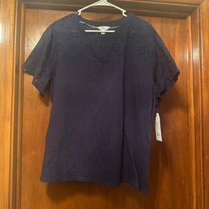 NWT Navy blue tshirt